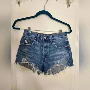 Levi's 501, button fly, cut off shorts #4